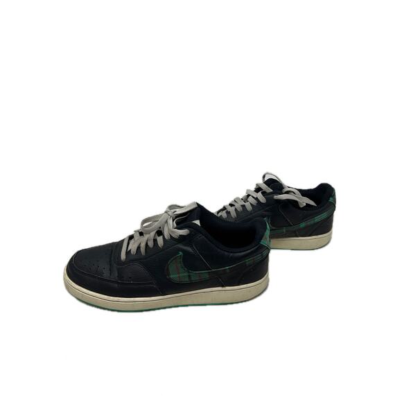 Nike Court Vision Low Green Plaid Shoes Mens 10 - Picture 2 of 7